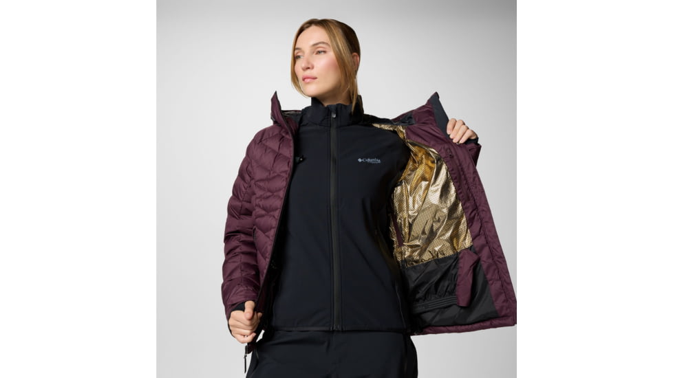 Columbia Roaring Fork II Down Jacket - Womens, Moonvista, Small, 2085531607-S