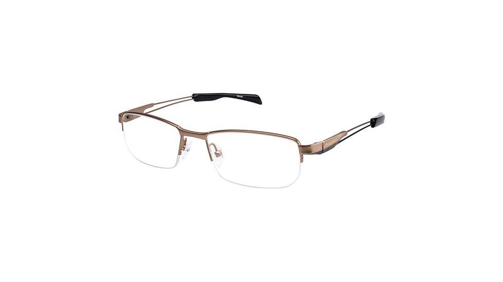 Columbia RONAN LAKE Single Vision Prescription Eyeglasses - Frame BROWN/BLACK CBRONANLK01