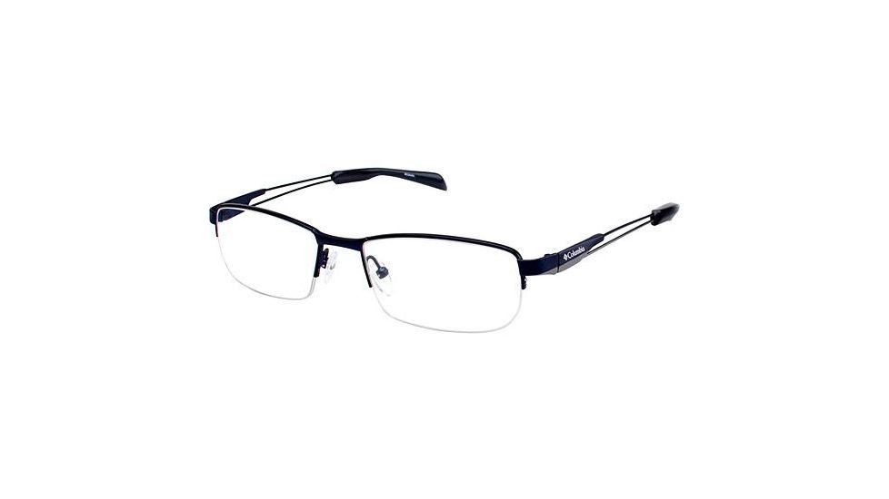 Columbia RONAN LAKE Single Vision Prescription Eyeglasses - Frame DARK BLUE/GUNMETAL CBRONANLK03
