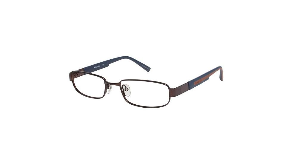 Columbia Saddleback Progressive Prescription Eyeglasses - Frame Brown/Blue-brown, Size 50/17mm CBSADDLEBACK03