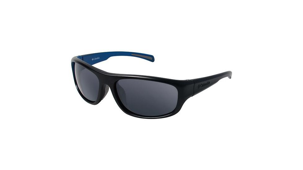 Columbia SAWYER 100 Progressive Prescription Eyeglasses - Frame Matte Black/Matte Hyper Blue, Size 56/15mm CBSAWYER10005