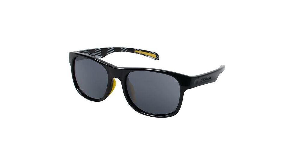 Columbia SAWYER 200 Progressive Prescription Eyeglasses - Frame Shiny Black/Small Gingham Micro, Size 50/17mm CBSAWYER20001