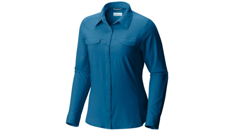 Columbia Silver Ridge Lite Long Sleeve Shirt - Womens, Jewel, XS 1714371498XS