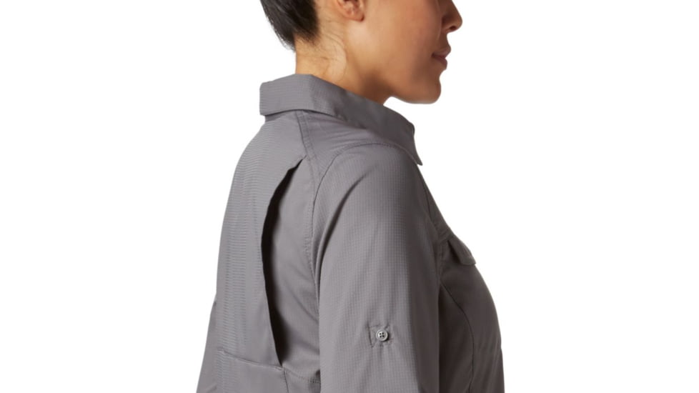 Columbia Silver Ridge Lite Long Sleeve Shirt - Womens, City Grey, Extra Small, 1714371023-XS