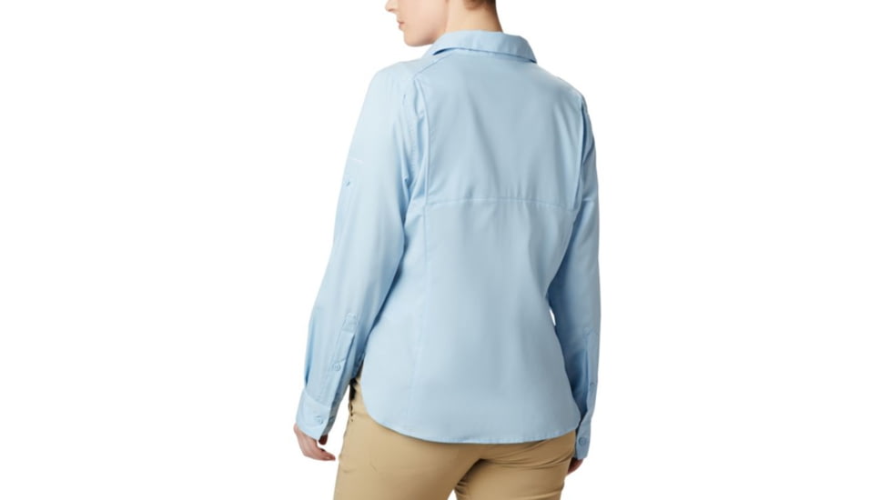 Columbia Silver Ridge Lite Long Sleeve Shirt - Womens, Crystal Blue, Extra Small, 1714371484-XS