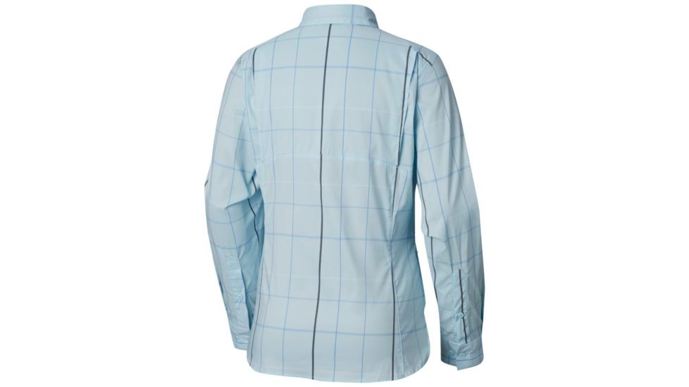 Columbia Silver Ridge Lite Plaid Long Sleeve Shirt - Womens, Pale Blue Large Plaid, Medium, 1710561470-M