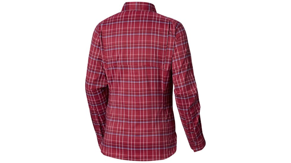Columbia Silver Ridge Lite Plaid Long Sleeve Shirt - Womens, Wine Berry Small Plaid, Small, 1710561550-S