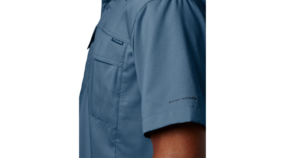 Columbia Silver Ridge Lite Short Sleeve Shirt - Mens, Steel, S, 1654311413S