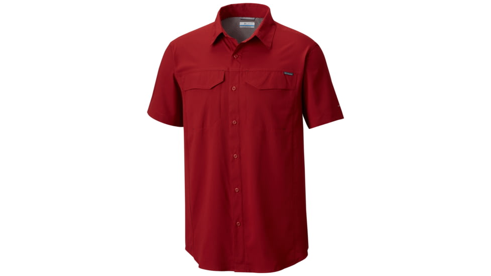 Columbia Silver Ridge Lite Short Sleeve Shirt - Mens, Red Element, L, 1654311611L