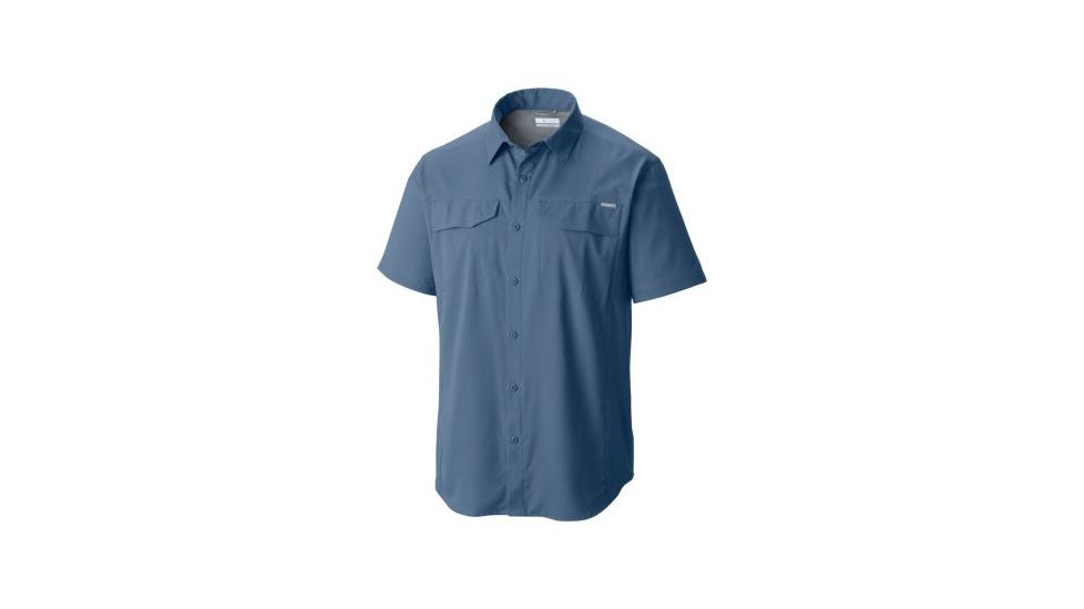Columbia Silver Ridge Lite Short Sleeve Shirt - Mens-Steel-Medium