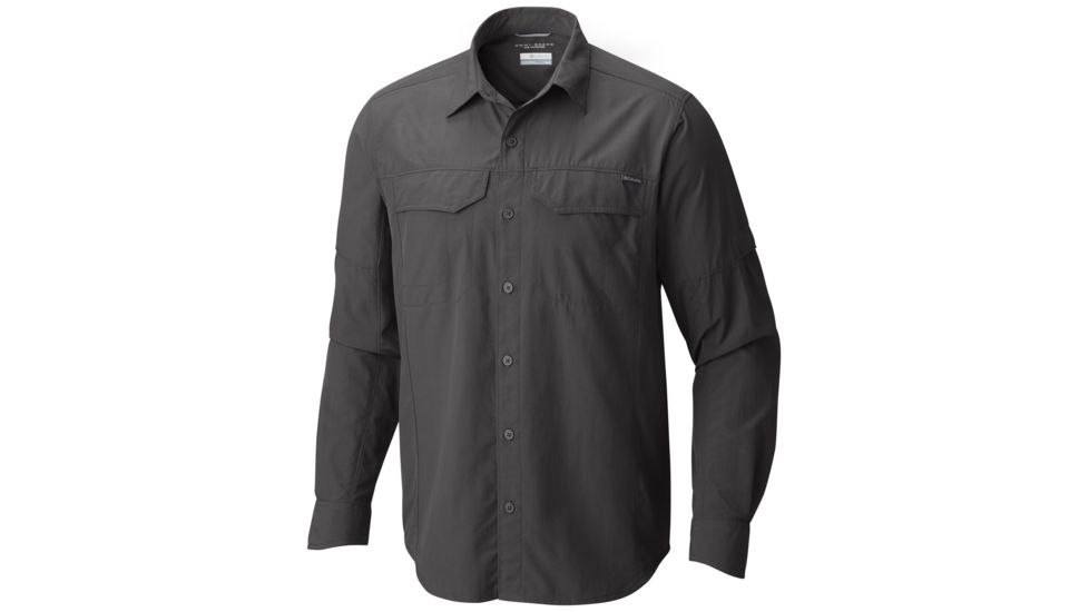 Columbia Silver Ridge Long Sleeve Shirt - Mens, Grill, S, 1441581028S
