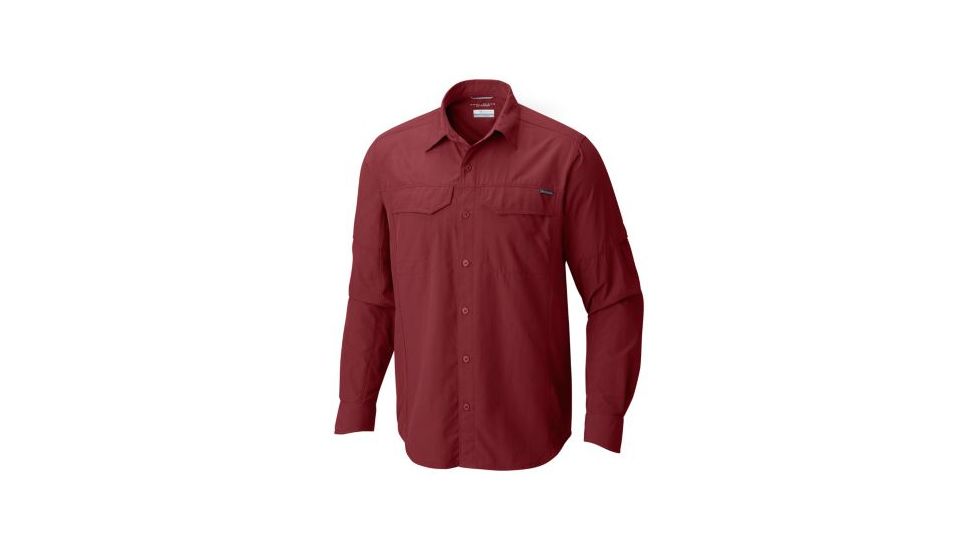 Columbia Silver Ridge Long Sleeve Shirt - Mens, Red Element, Large, 1441581611-L