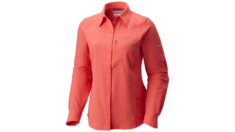 Columbia Silver Ridge Long Sleeve Shirt - Womens, Blush Pink, M, 1443231614M