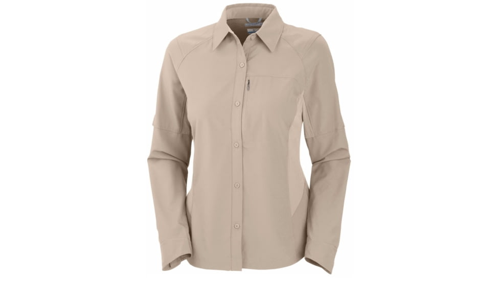 Silver Ridge Long Sleeve Shirt - Womens-Fossil-Large