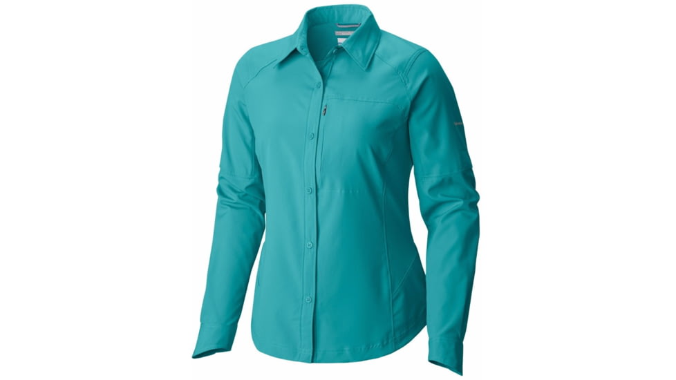 Silver Ridge Long Sleeve Shirt - Womens-Miami-X-Large