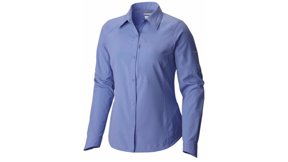 Silver Ridge Long Sleeve Shirt - Womens-Pale Purple-X-Large