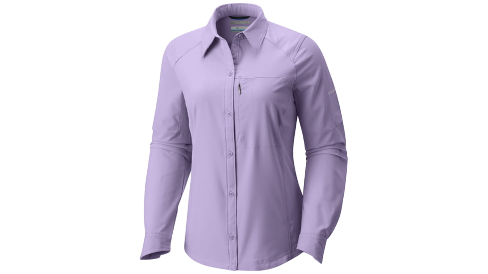 Columbia Silver Ridge Long Sleeve Shirt - Womens, Soft Violet, M, 1443231505M
