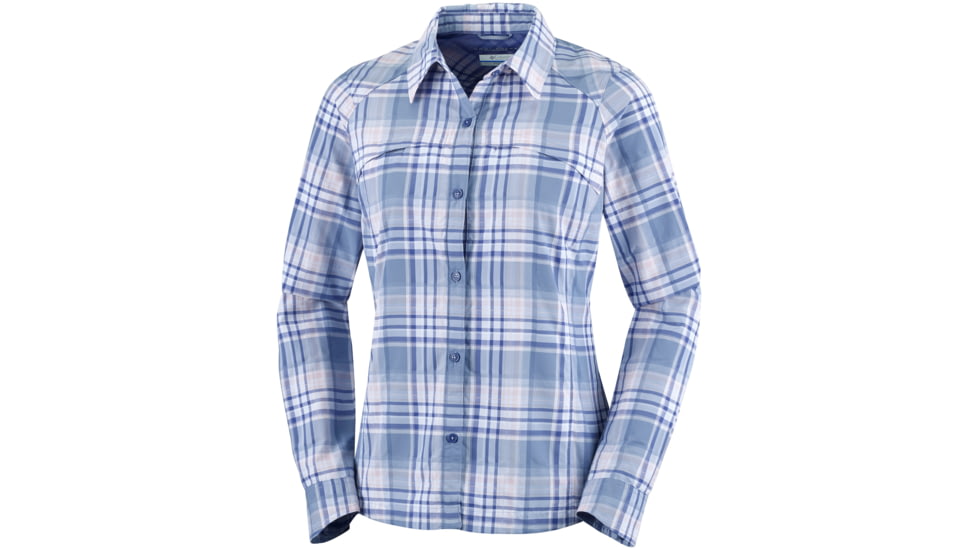Columbia Silver Ridge Plaid Long Sleeve Shirt - Women's-Beacon Dobby Plaid-Medium