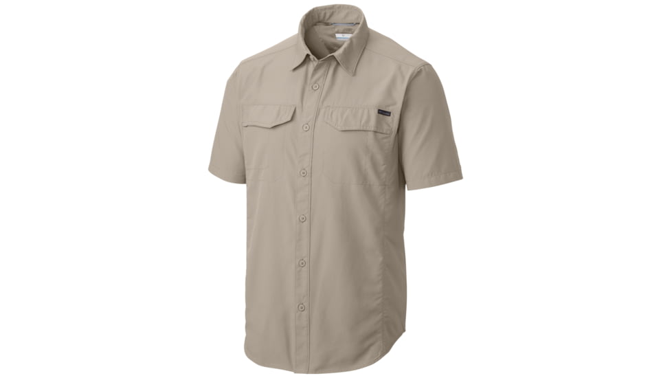Columbia Silver Ridge Short Sleeve Shirt - Men's -British Tan-Small