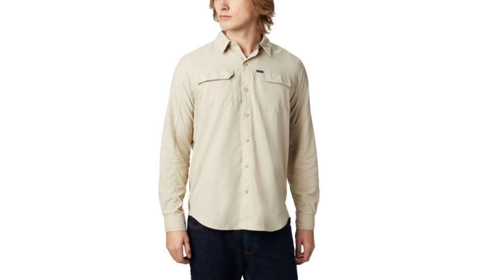 Columbia Silver Ridge2.0 Long Sleeve Shirt - Mens, Fossil, Extra Large, 1839311160-XL