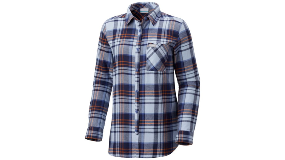 Columbia Simply Put II Flannel Shirt, Eve Plaid, Extra Small - Womens, 1803401593-XS