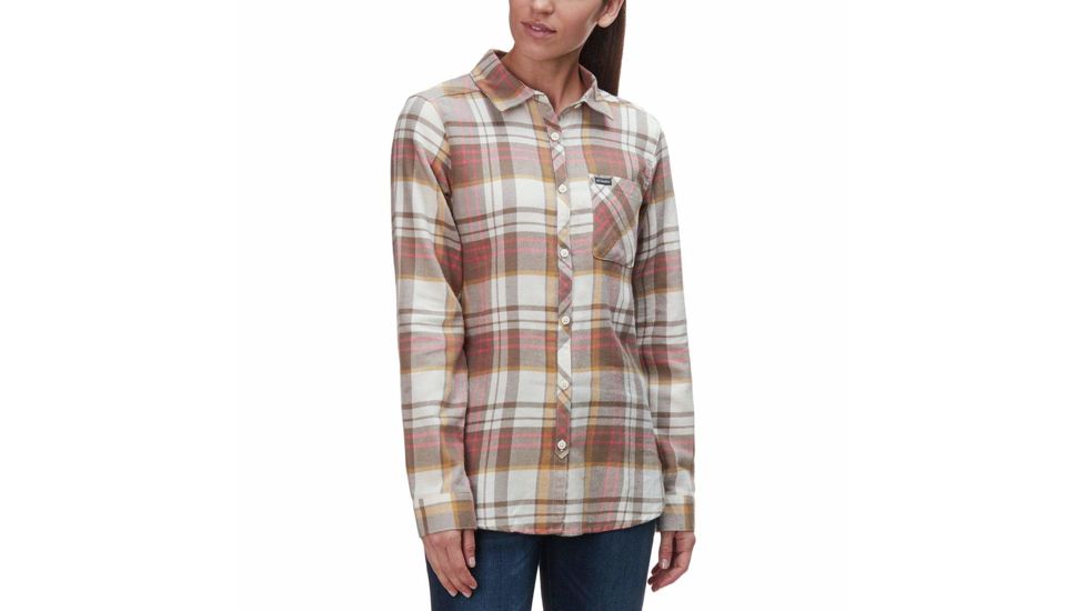 Columbia Simply Put II Flannel Shirt, Light Bisque, S - Womens, 1803401106-S