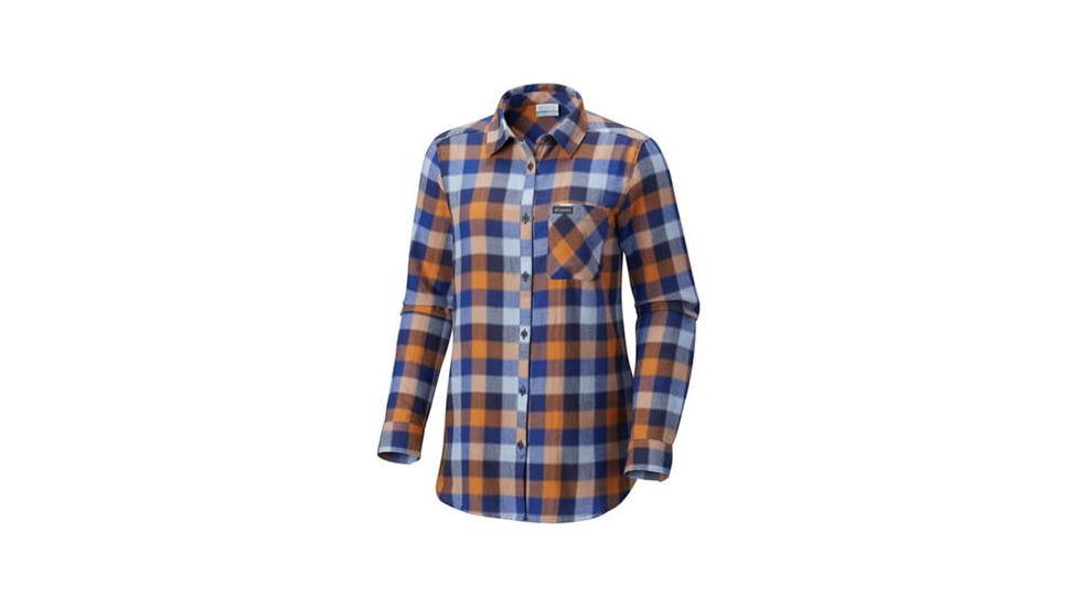 Columbia Simply Put II Flannel Shirt, Nocturnal Check, XL - Womens, 1803401466-XL