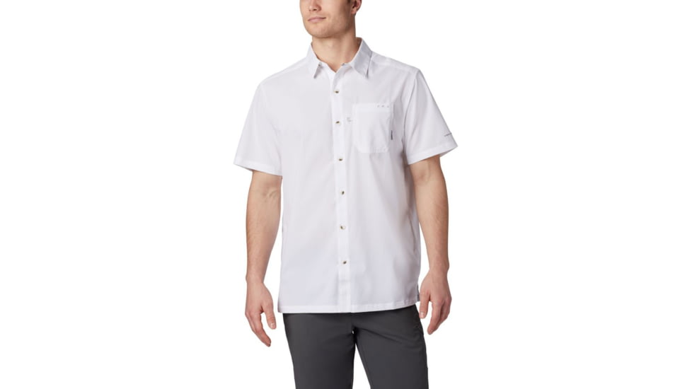 Columbia Slack Tide Camp Shirt - Mens, White, 2XL, 1577051100-XXL