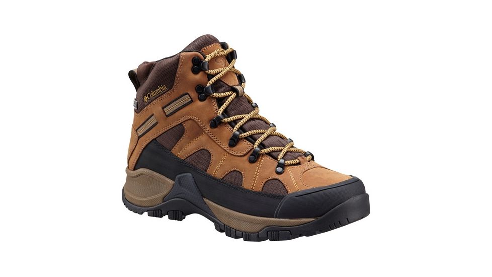 Columbia Smith Rock OutDry Hiking Boot - Men's-Hawk/Dark Banana-Medium-8.5