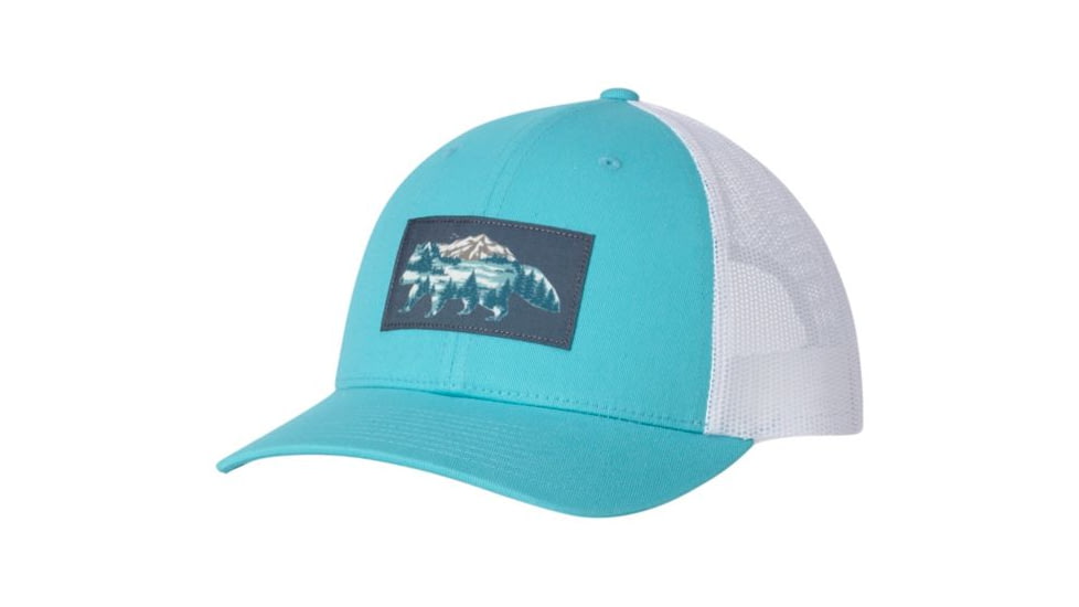 Columbia Snap Back Hat - Womens, Geyser, Racoon Patch, One Size 1768401732O/S