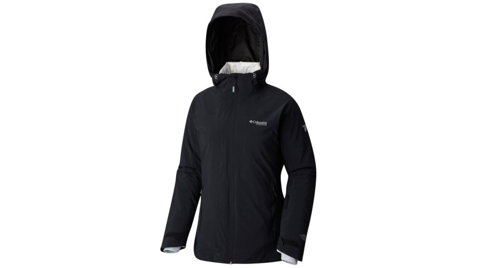 Columbia Snow Rival Interchange Jacket, Black, Extra Small - Womens, 1801021010-XS