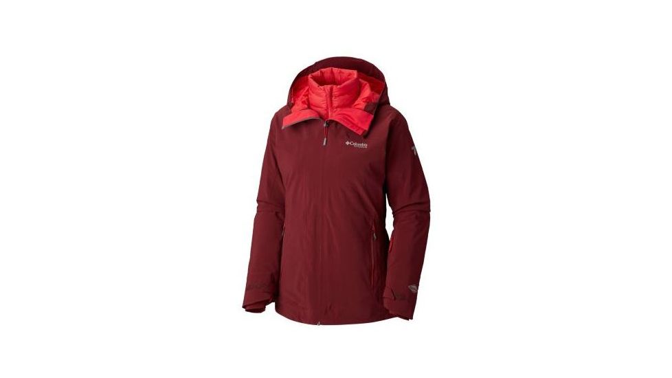 Columbia Snow Rival Interchange Jacket, Rich Wine, Extra Small - Womens, 1801021624-XS