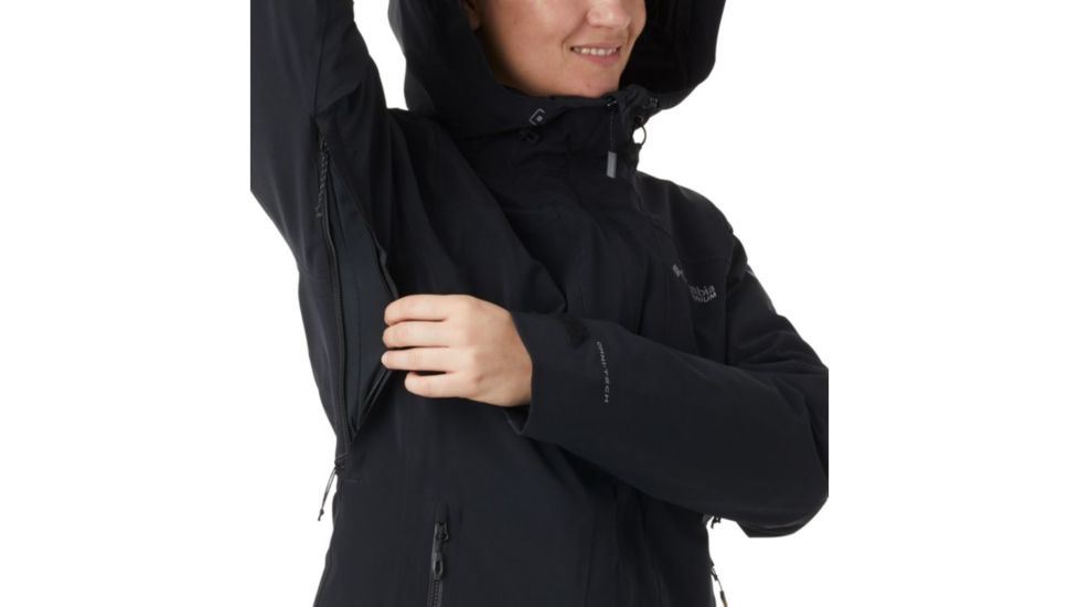Columbia Snow Rival Interchange Jacket - Womens, Black, Small, 1801021011-S
