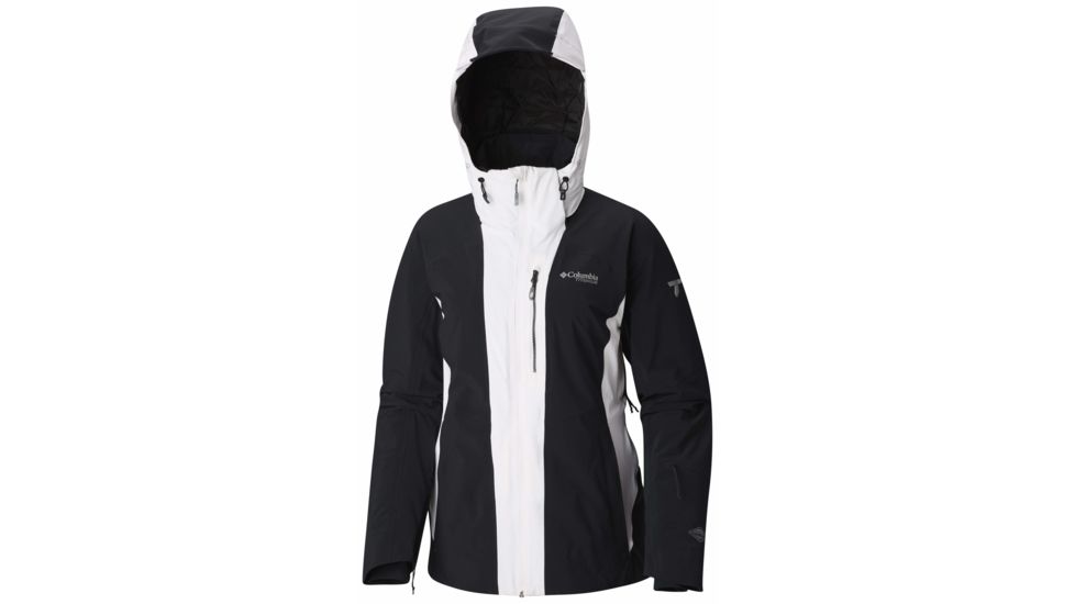 Columbia Snow Rival Jacket, Black, White, S - Womens, 1798351010-S