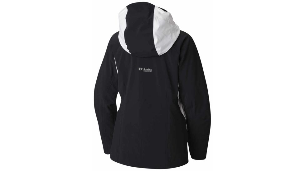 Columbia Snow Rival Jacket, Black, White, S - Womens, 1798351010-S