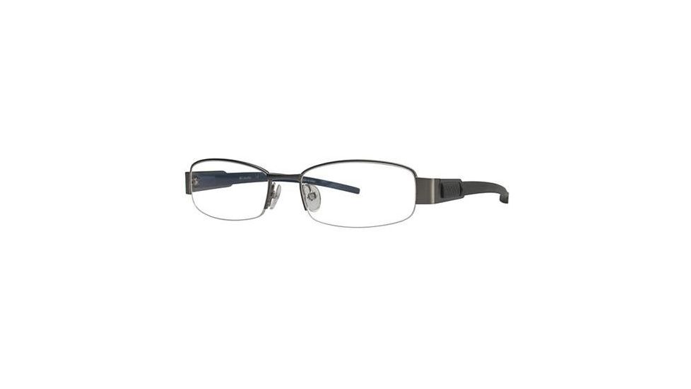 Columbia South Peak Progressive Prescription Eyeglasses - Frame Silver/Blue, Size 52/17mm CBSOUTHPEAK02