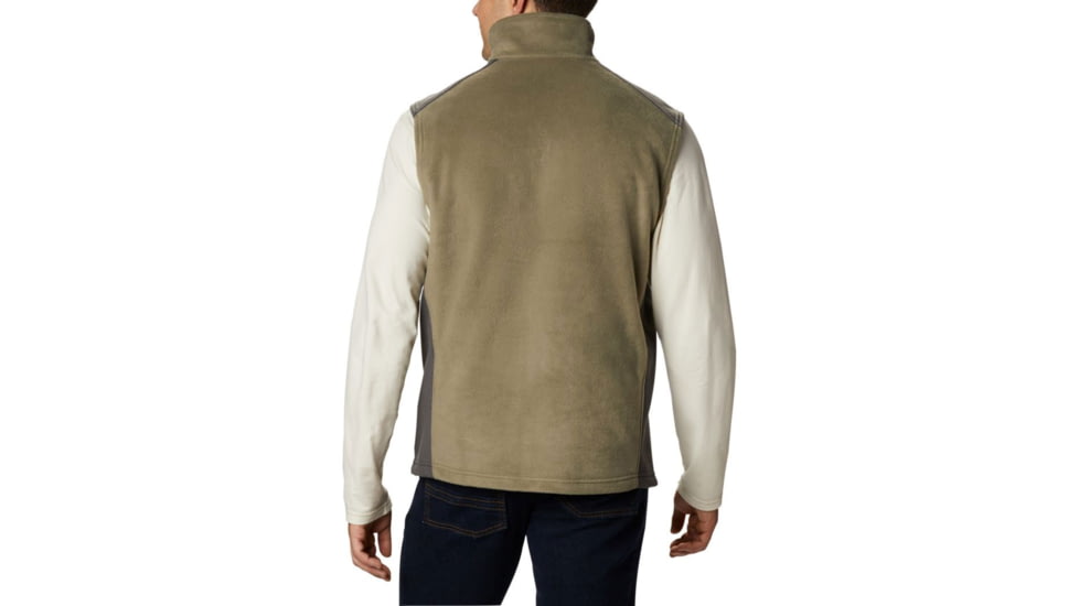 Columbia Steens Mountain Vest - Mens, Stone Green/Shark, Large, 1639261397StnGn,ShkL