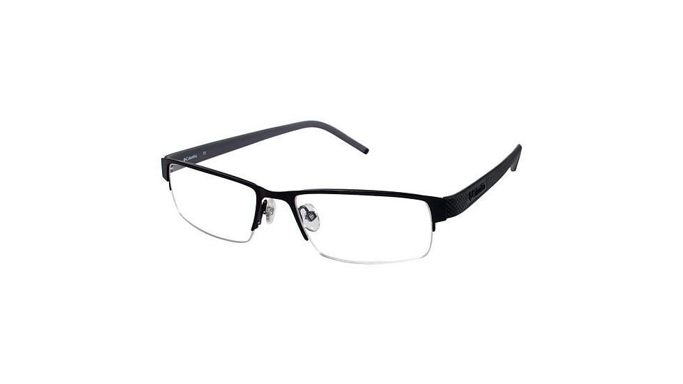 Columbia Steens Mt. Bifocal Prescription Eyeglasses - Frame Black w. Black/Grey Temple, Size 52/17mm CBSTEENSMT02
