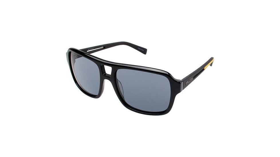 Columbia Stitzers Sunglasses - Frame BLACK/YELLOW, Lens Color Smoke CBSTITZERS01