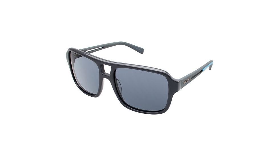 Columbia Stitzers Sunglasses - Frame MATTE GRILL/HYPER BLUE, Lens Color Smoke CBSTITZERS02
