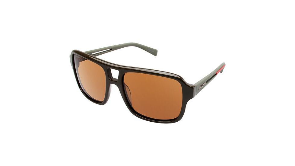 Columbia Stitzers Sunglasses - Frame SAGE/HOT ROD, Lens Color Brown CBSTITZERS03