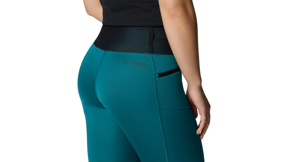 Columbia Summit Valley Legging - Womens, River Blue/Black, S, 2118021-364-S-R