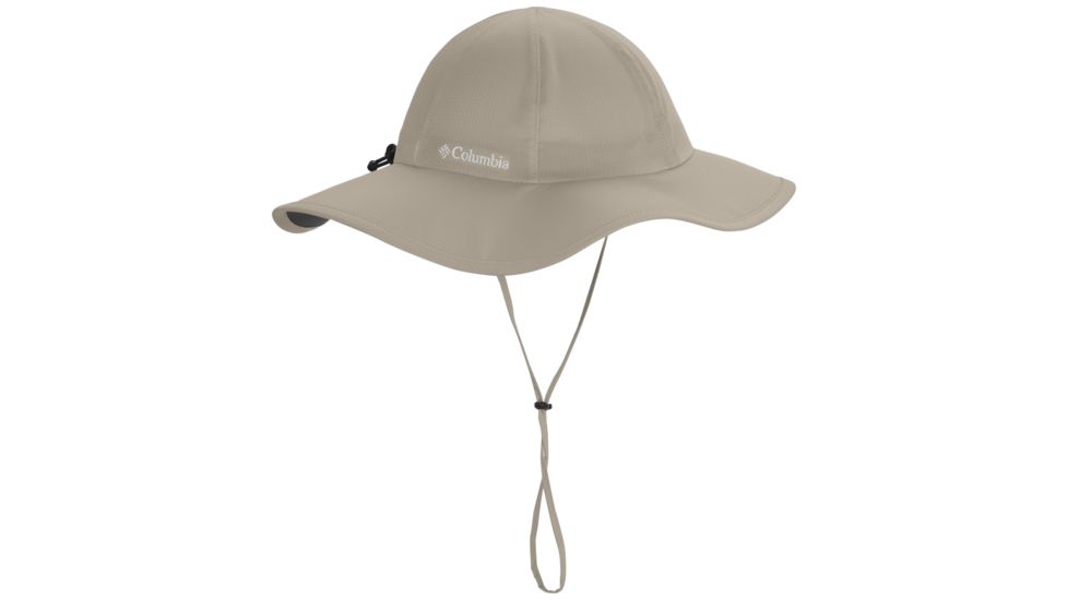 Columbia Sun Goddess Booney Hat - Women's-Fossil/White-One Size