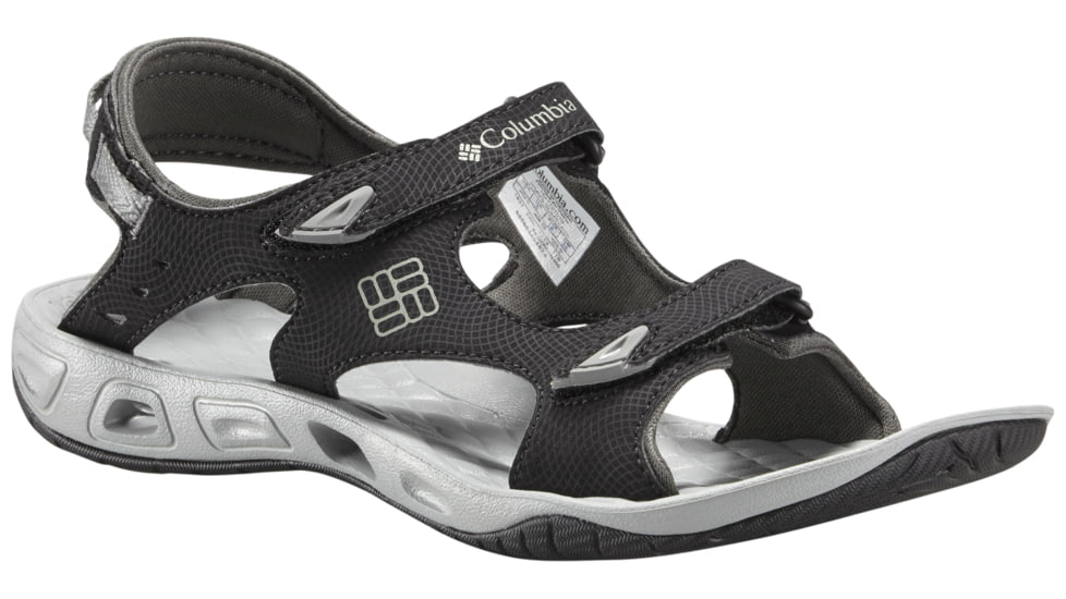 Columbia Sunbreeze Vent Sandal - Women's-Black/Platinum-Medium-11