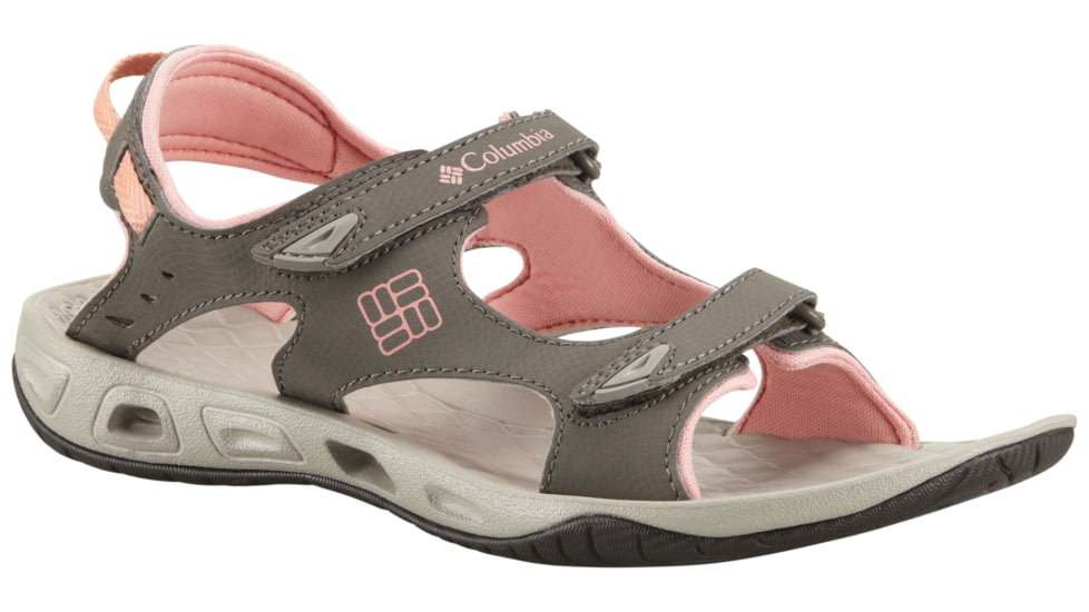 Columbia Sunbreeze Vent Sandal - Women's-Mud/Sorbet-Medium-9