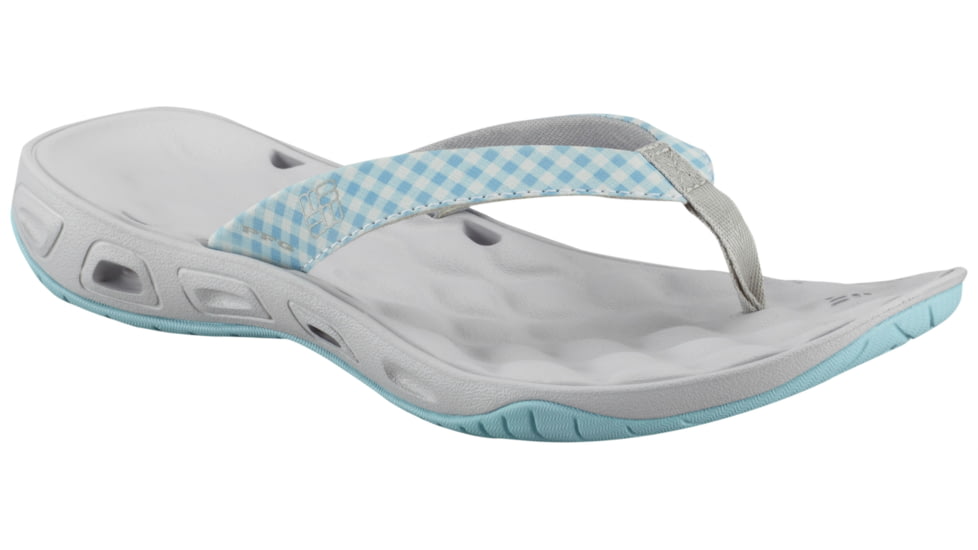 Columbia Suntech Vent Flip PFG Sandal - Women's-Blue/Grey-Medium-11 US