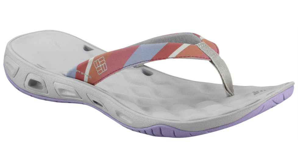 Columbia Suntech Vent Flip PFG Sandal - Women's-Violet/Grey-Medium-6 US