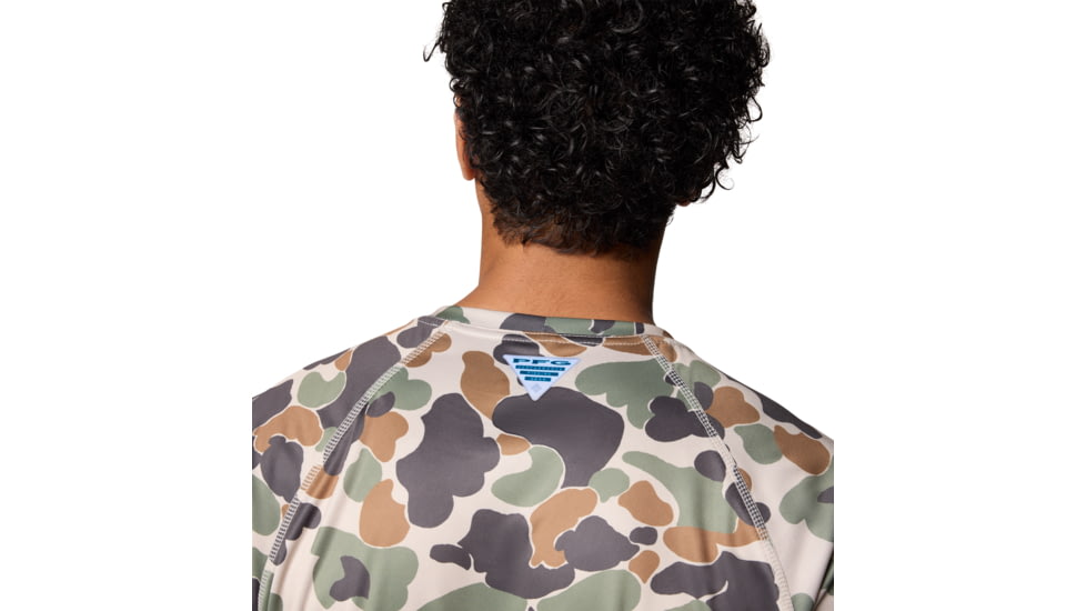 Columbia Super Terminal Tackle Long Sleeve Shirt - Mens, Fossil Deltahunter Camo, XL, 1709431-161-XL