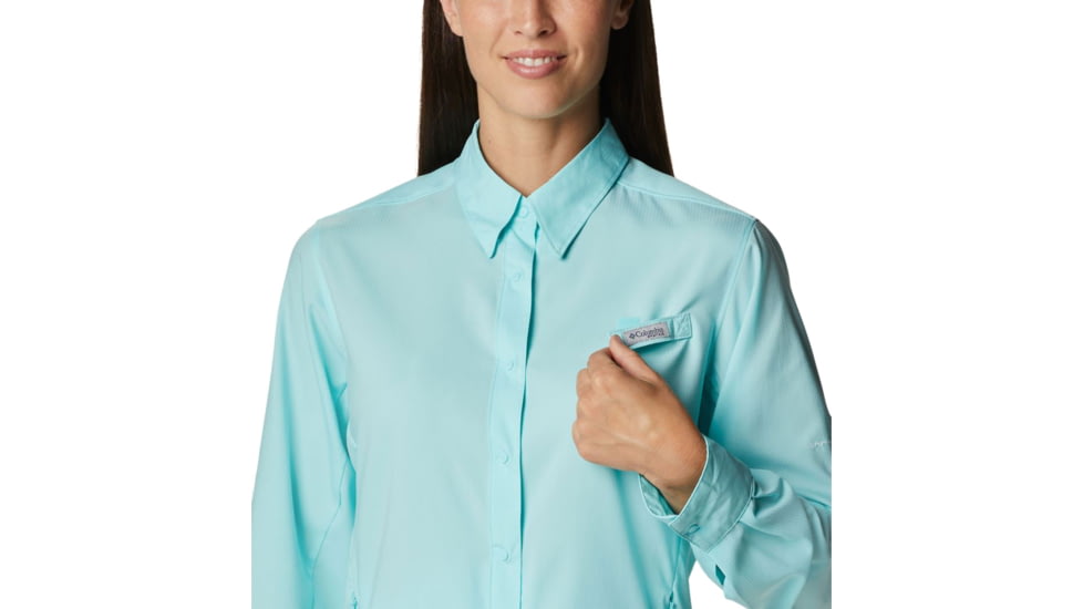 Columbia Tamiami II Long Sleeve Shirt - Womens, Gulf Stream, Small, 1275701448Gulf StreamS