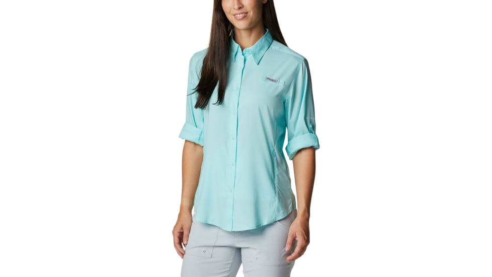 Columbia Tamiami II Long Sleeve Shirt - Womens, Gulf Stream, Small, 1275701448Gulf StreamS